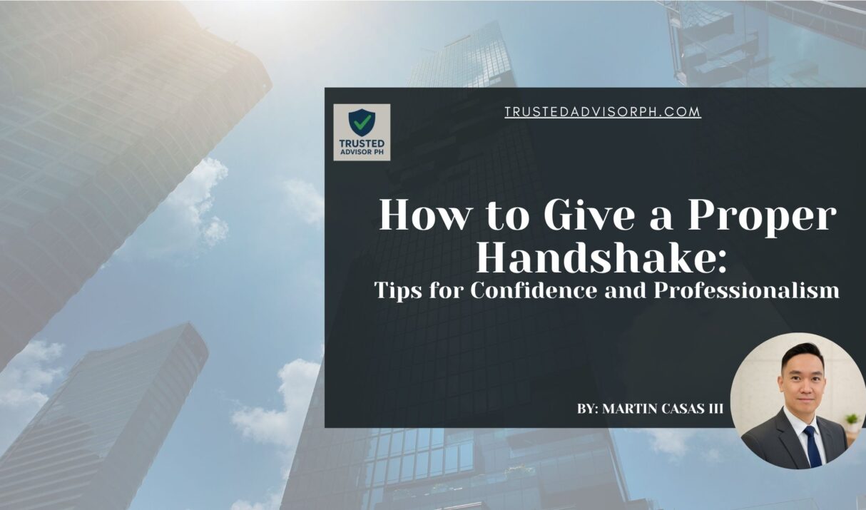 How to Give a Proper Handshake